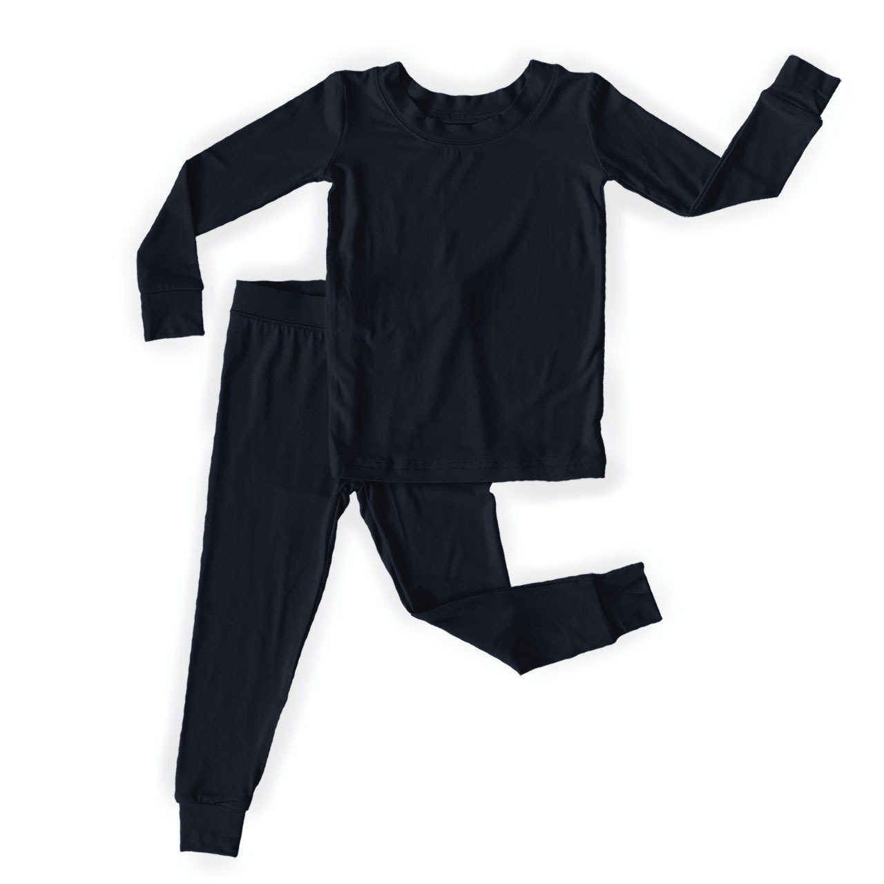 Black Sky Two-Piece Pajama Set For Kids