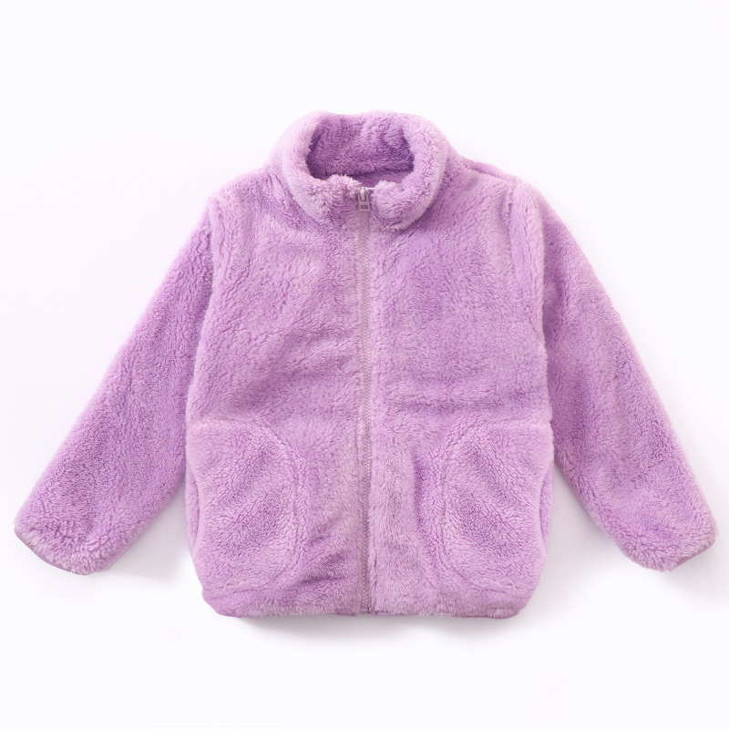 Autumn Winter Plush Kid Warm Jacket