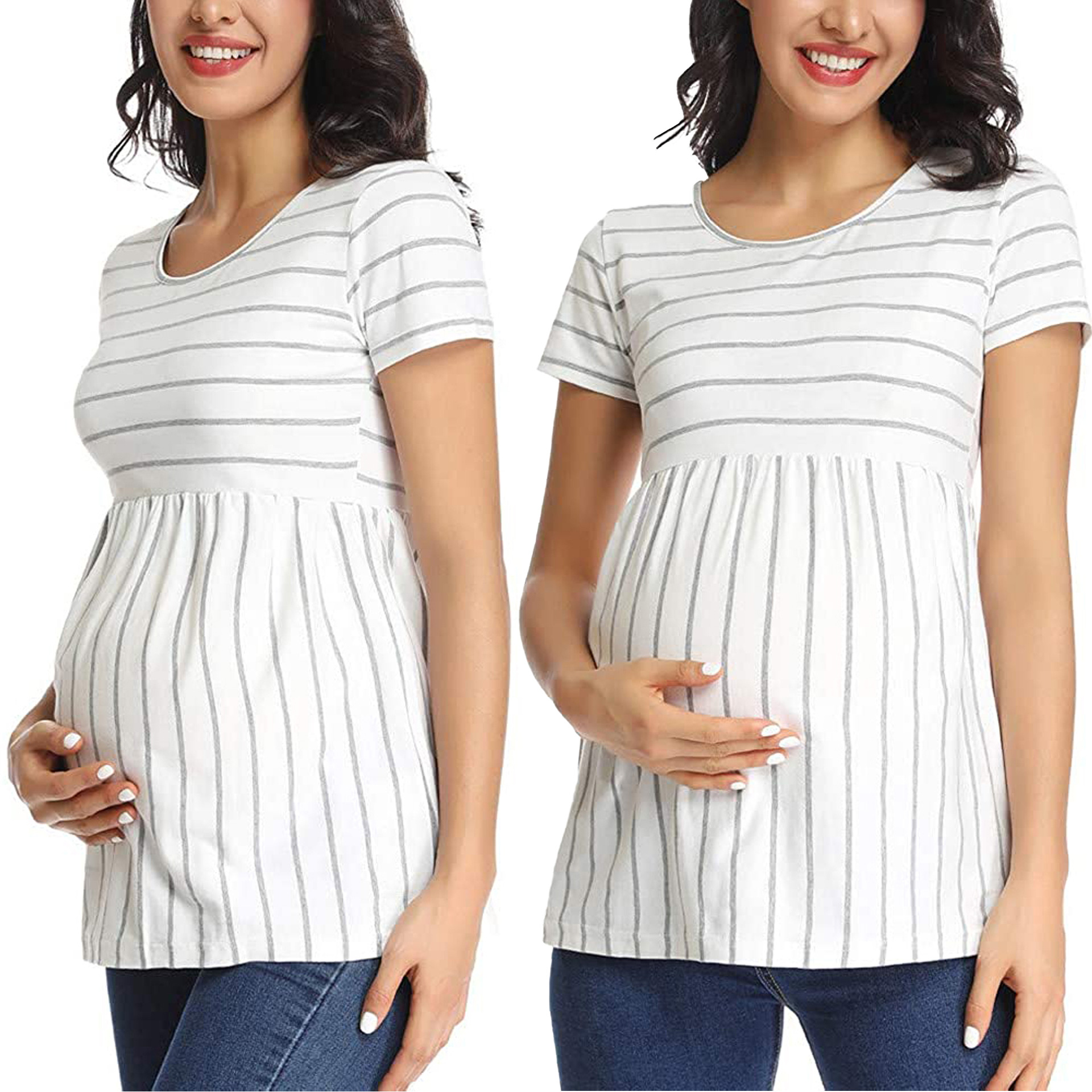 Totes Preggers Maternity T-Shirt - maternity cut shirt with ruched sid –  Twinkle Twinkle Tees