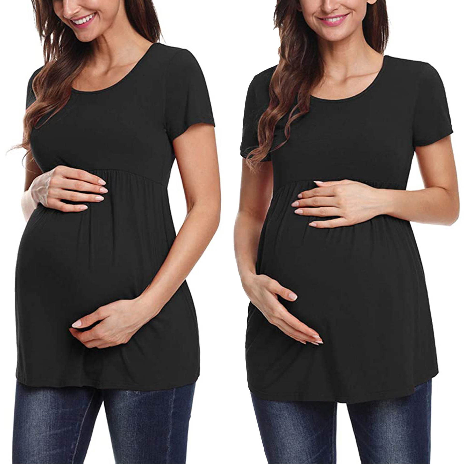 Totes Preggers Maternity T-Shirt - maternity cut shirt with ruched sid –  Twinkle Twinkle Tees