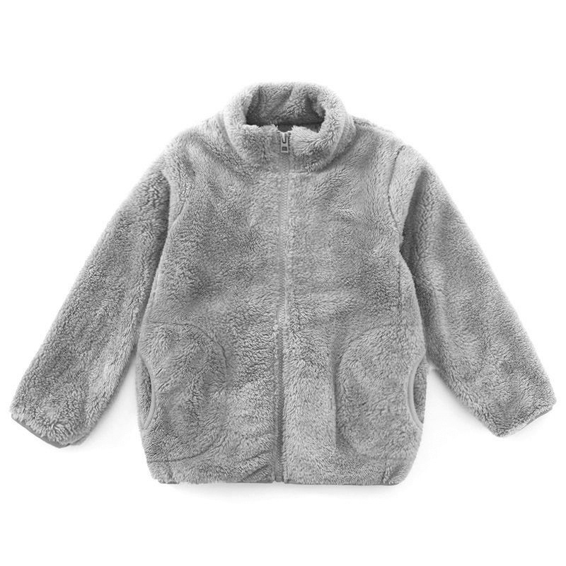 Autumn Winter Plush Kid Warm Jacket