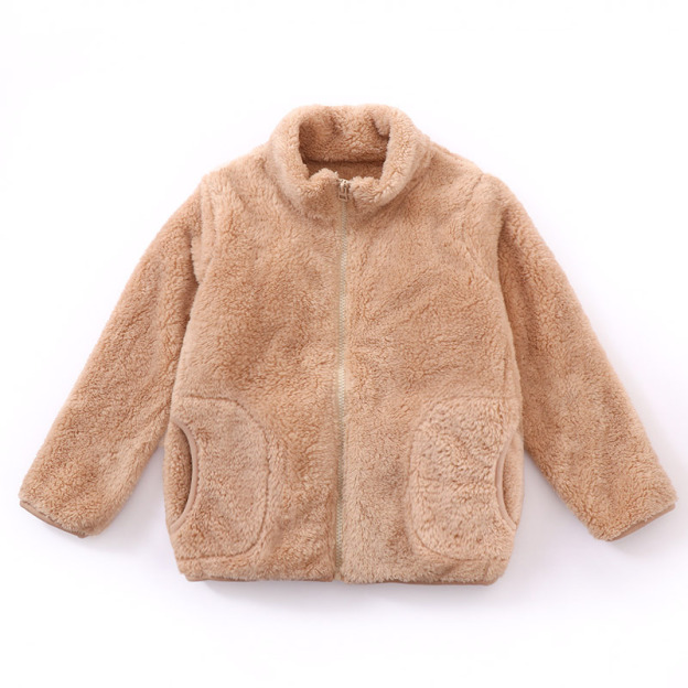 Autumn Winter Plush Kid Warm Jacket