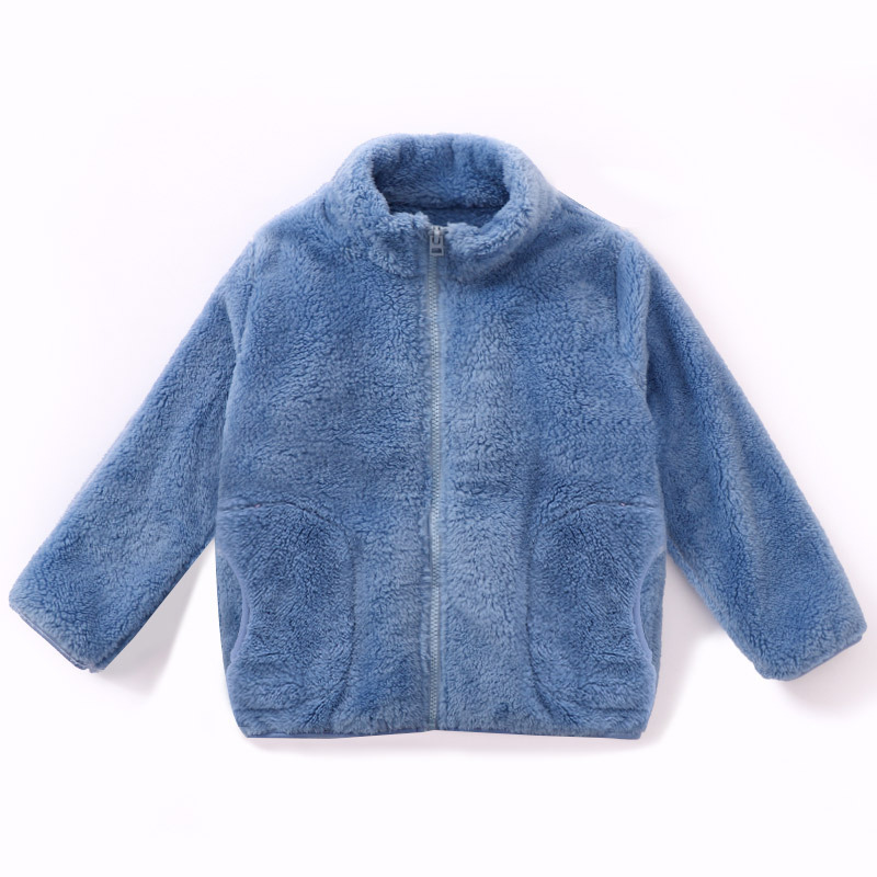 Autumn Winter Plush Kid Warm Jacket