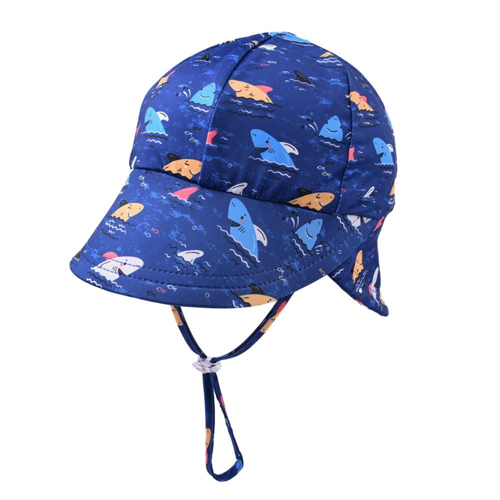 UPF 30+ Shark Kids Bucket Hat