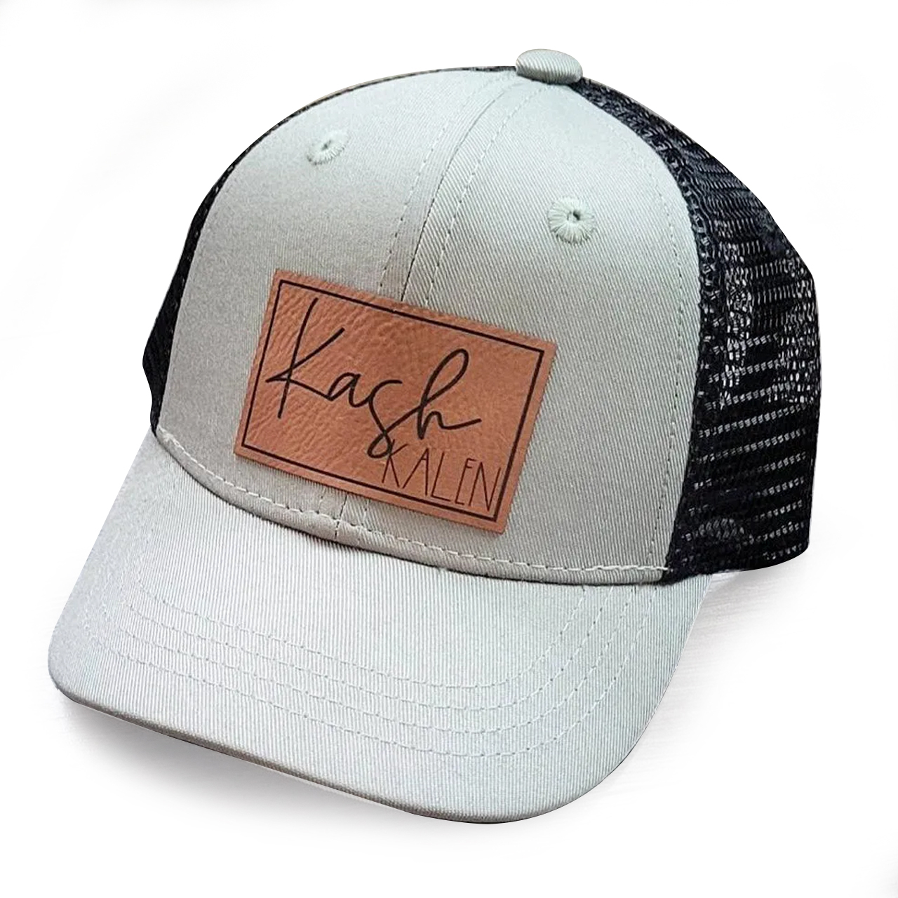 UPF 30+ 3 Colors Personalized Kids Name Mesh Ball Cap