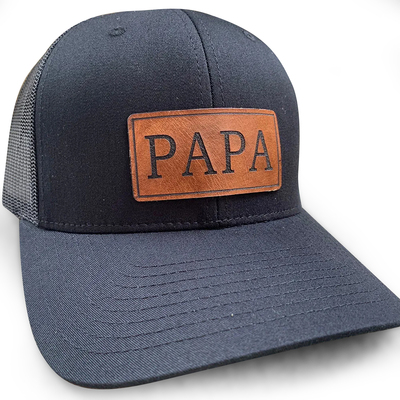 UPF 30+ PAPA Letter Infant/Toddler Hat with Patch