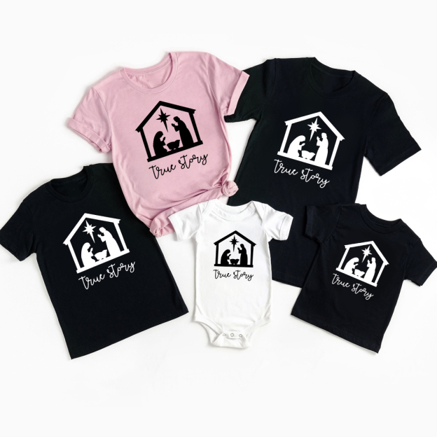 True Story Christian Daily Family Matching Shirts