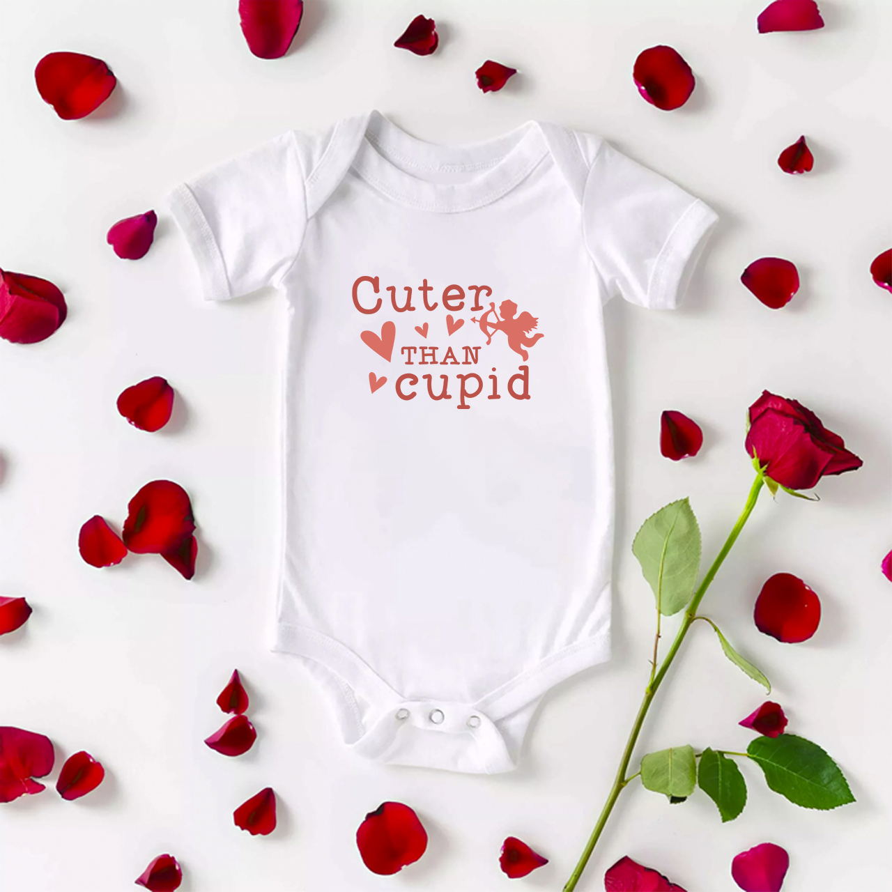 Cuter Than Cupid Baby Bodysuit For Valentine 