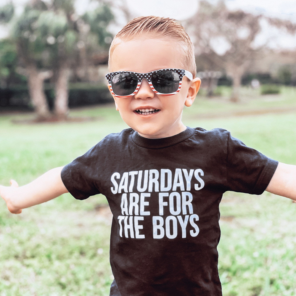 Saturdays Are For The Boys T-Shirts For Dad And Me