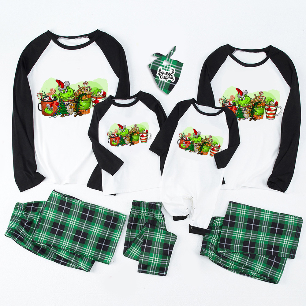 Christmas Hot Coffee Family Matching Pajamas