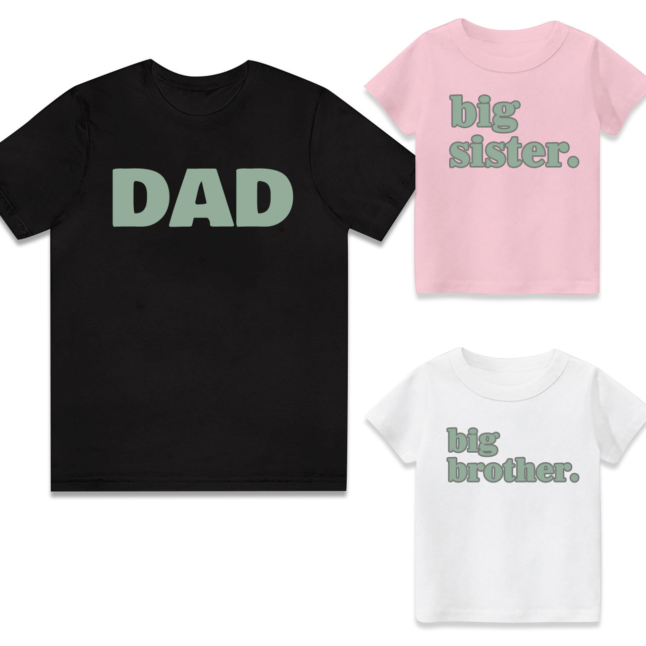 Tranquility Bean Green Matching Hospital Tees