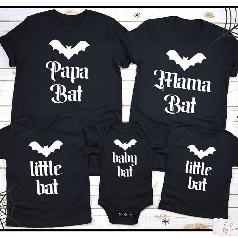 Halloween Bat Family Matching Shirt 