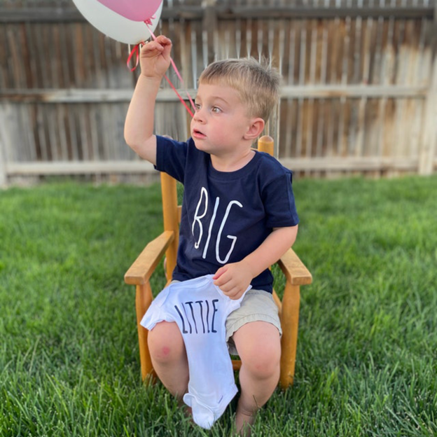 Personalized Sibling Bodysuit & Shirts (Little Middle Big)