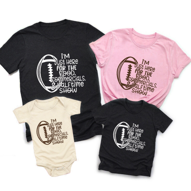 Football Season Funny Family Matching Shirts