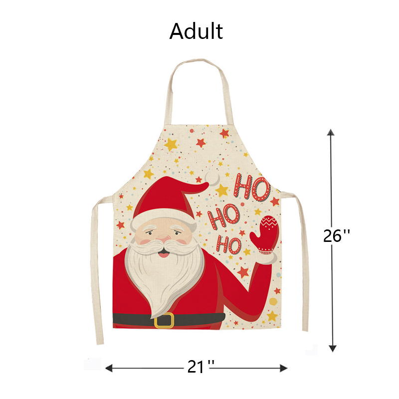 Ho Ho Ho Merry Christmas Apron Sets For Adult&Kids
