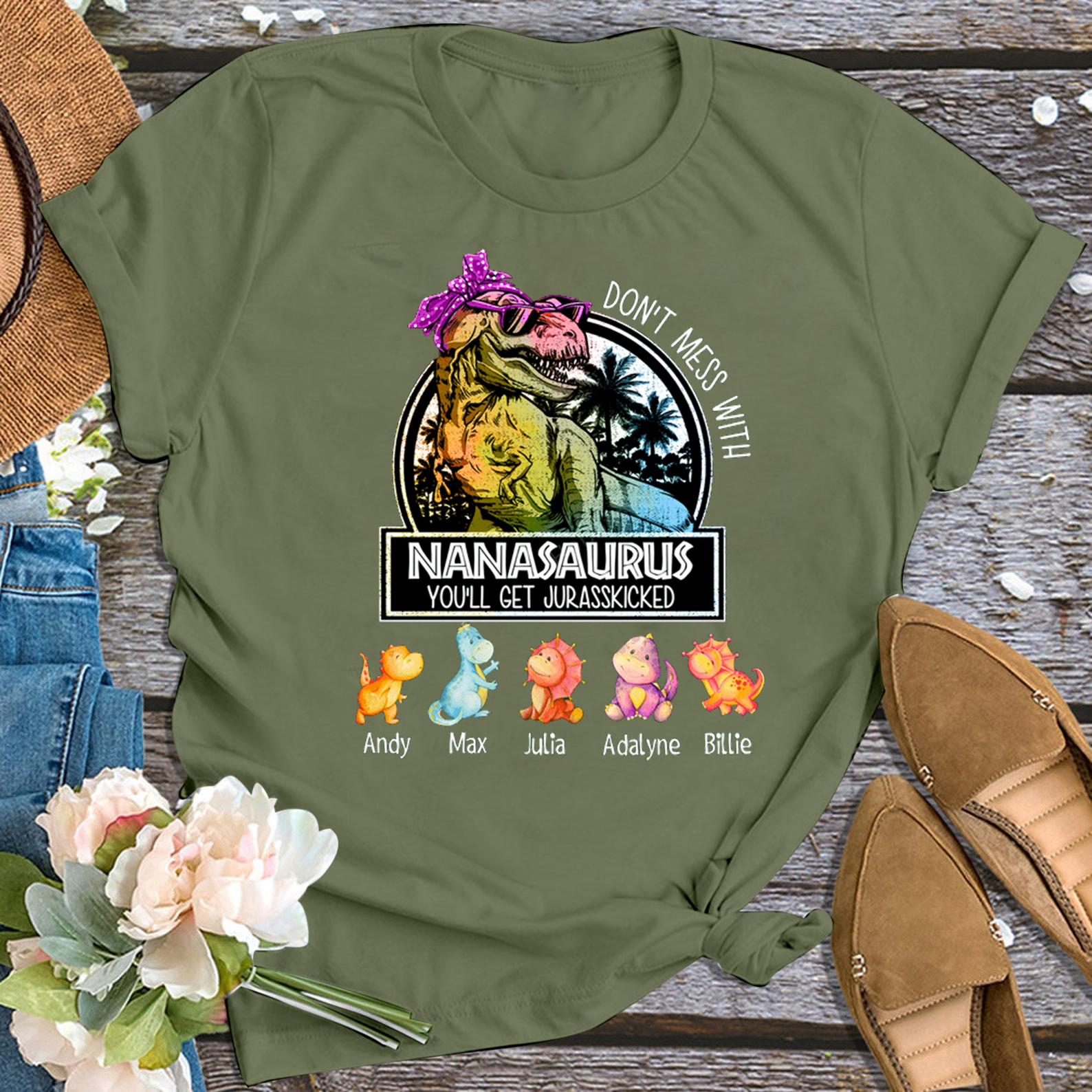 Don't Mess With Grandma Personalized Shirt