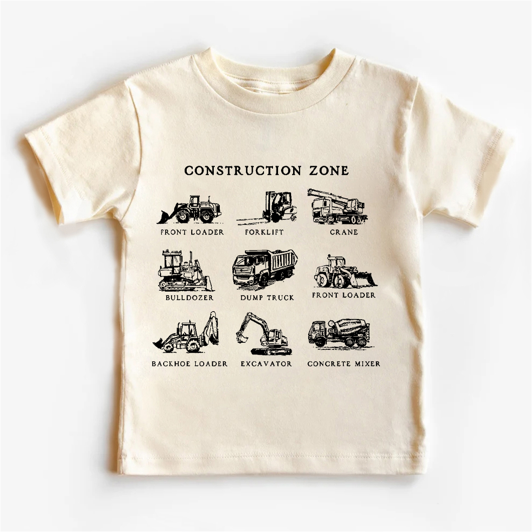 Construction Zone Kids T-Shirt