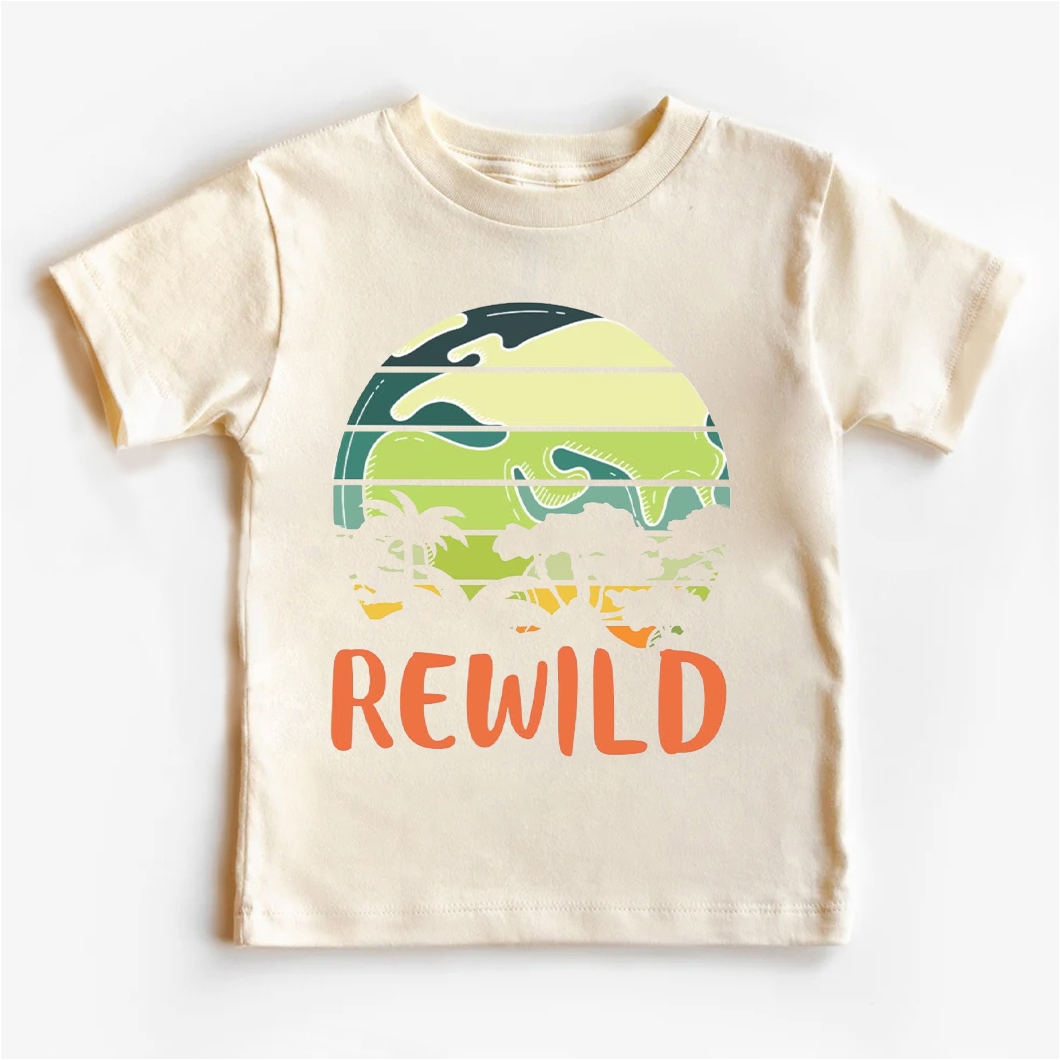 Rewild Earth Plant More Trees Toddler Shirt
