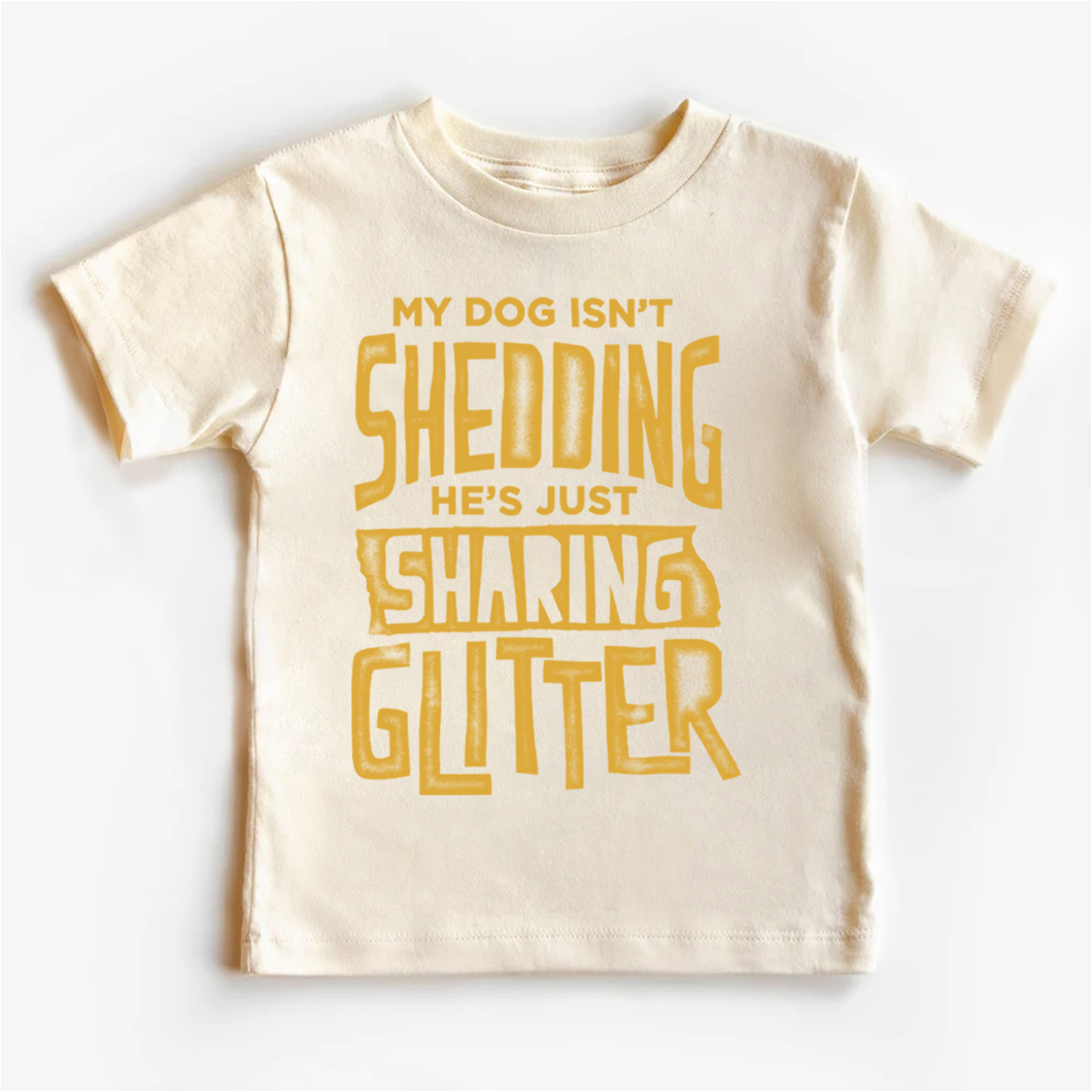 Glitter Dog  Kids Shirt