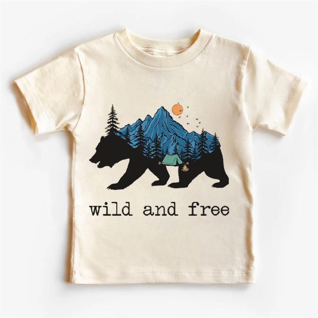 Wild And Free Kids T-Shirt