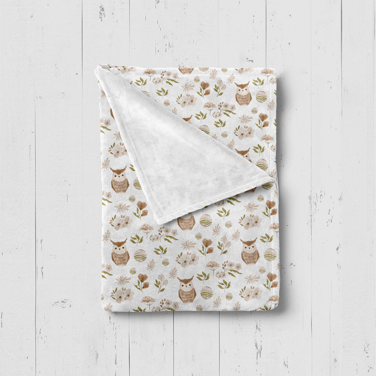 Owl Baby Flannel Blanket