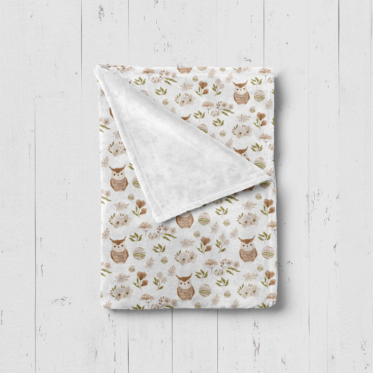 Owl Baby Flannel Blanket