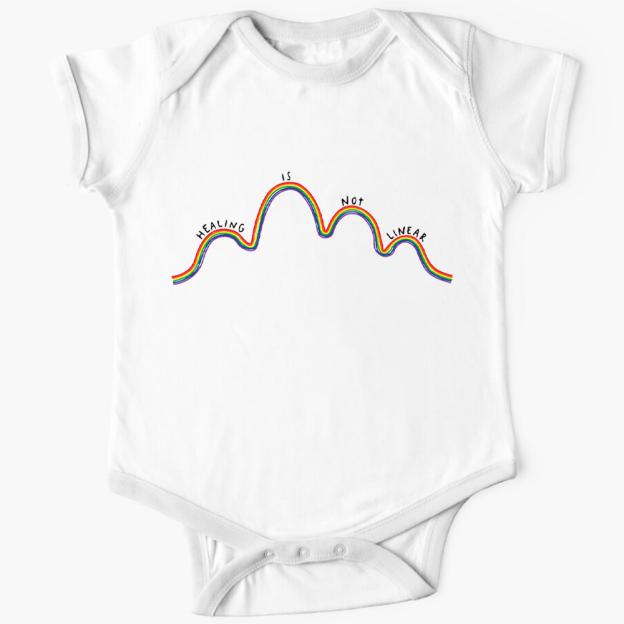 Family Healing Is Not Linear LGBTQ Shirt & Baby Bodysuit