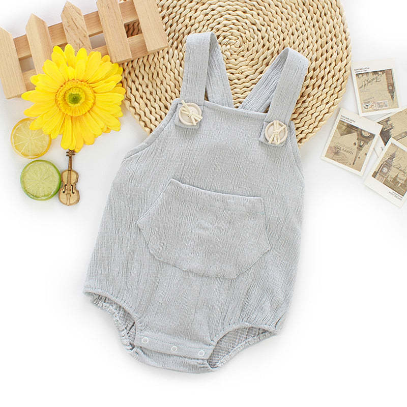 3 Colors Baby Elastic Romper
