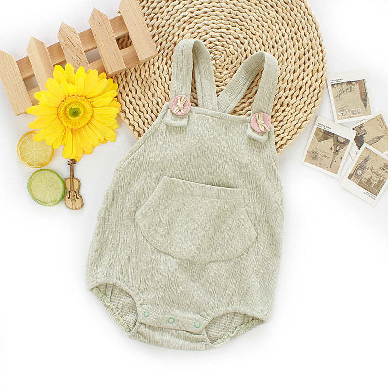 3 Colors Baby Elastic Romper