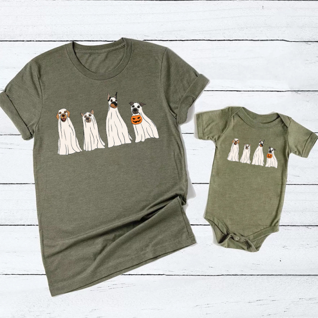 Halloween Ghost Dog Shirt