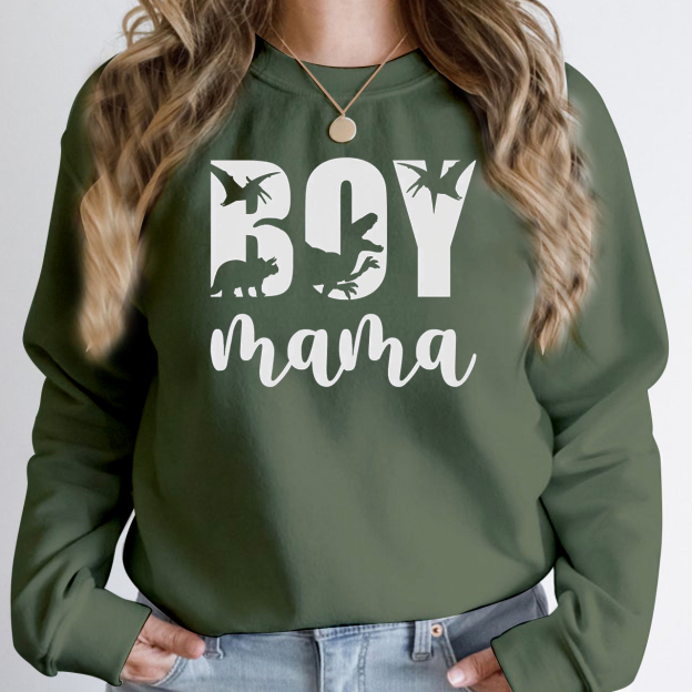 Boy Mama Dinosaur Club Sweatshirt