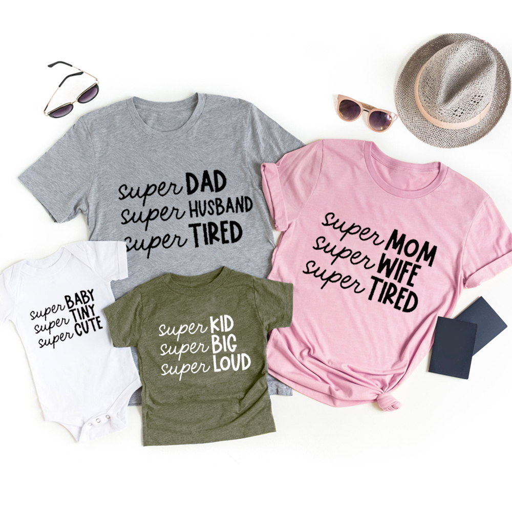 Super Family Daily Matching Shirts