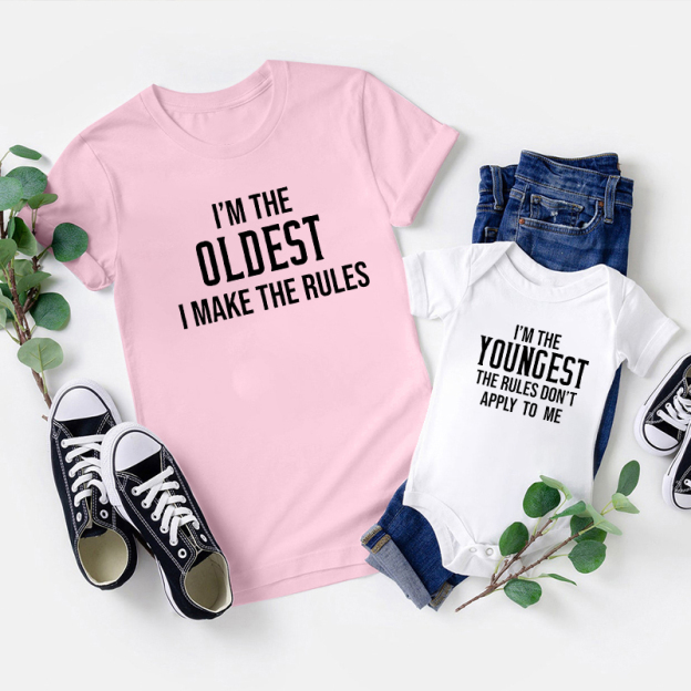 I Make The Rules Shirts For Dad And Me
