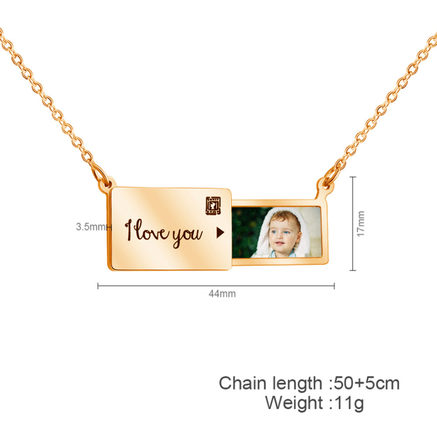 Personalized Photo Necklace