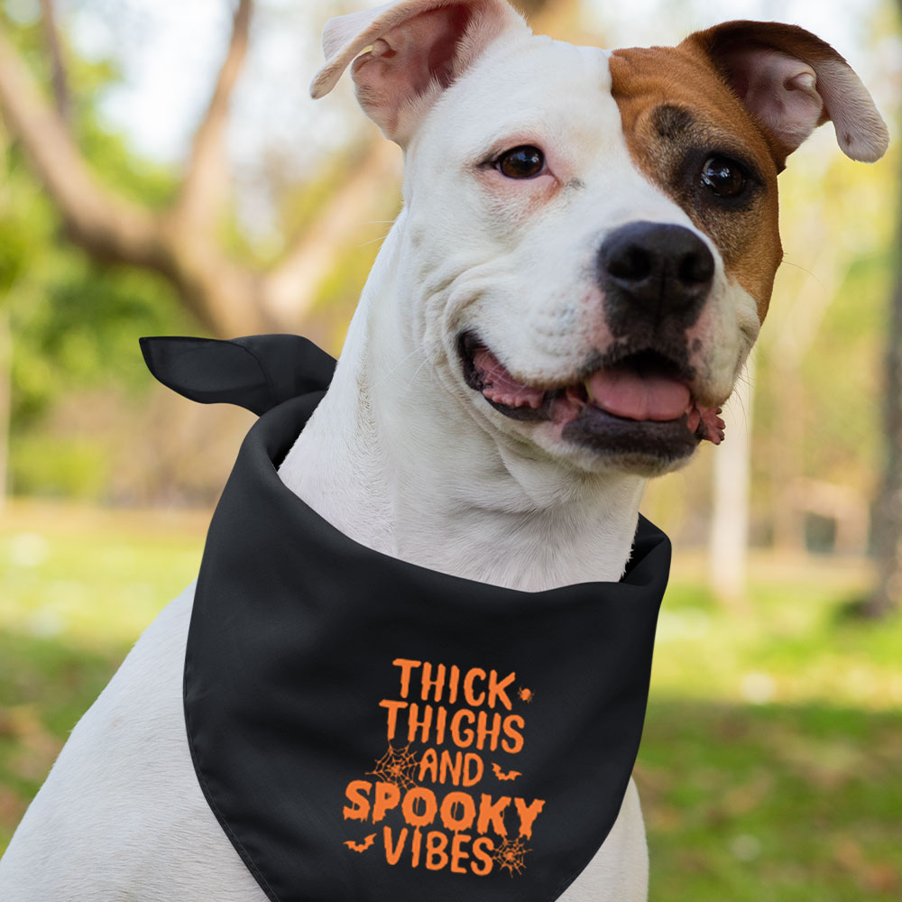 Thick Thighs Spooky Vibes Shirt Funny Halloween