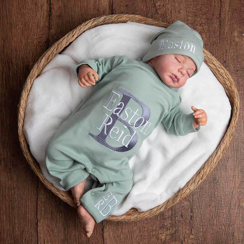 Personalized Baby Rompers Sets (Big Letters)