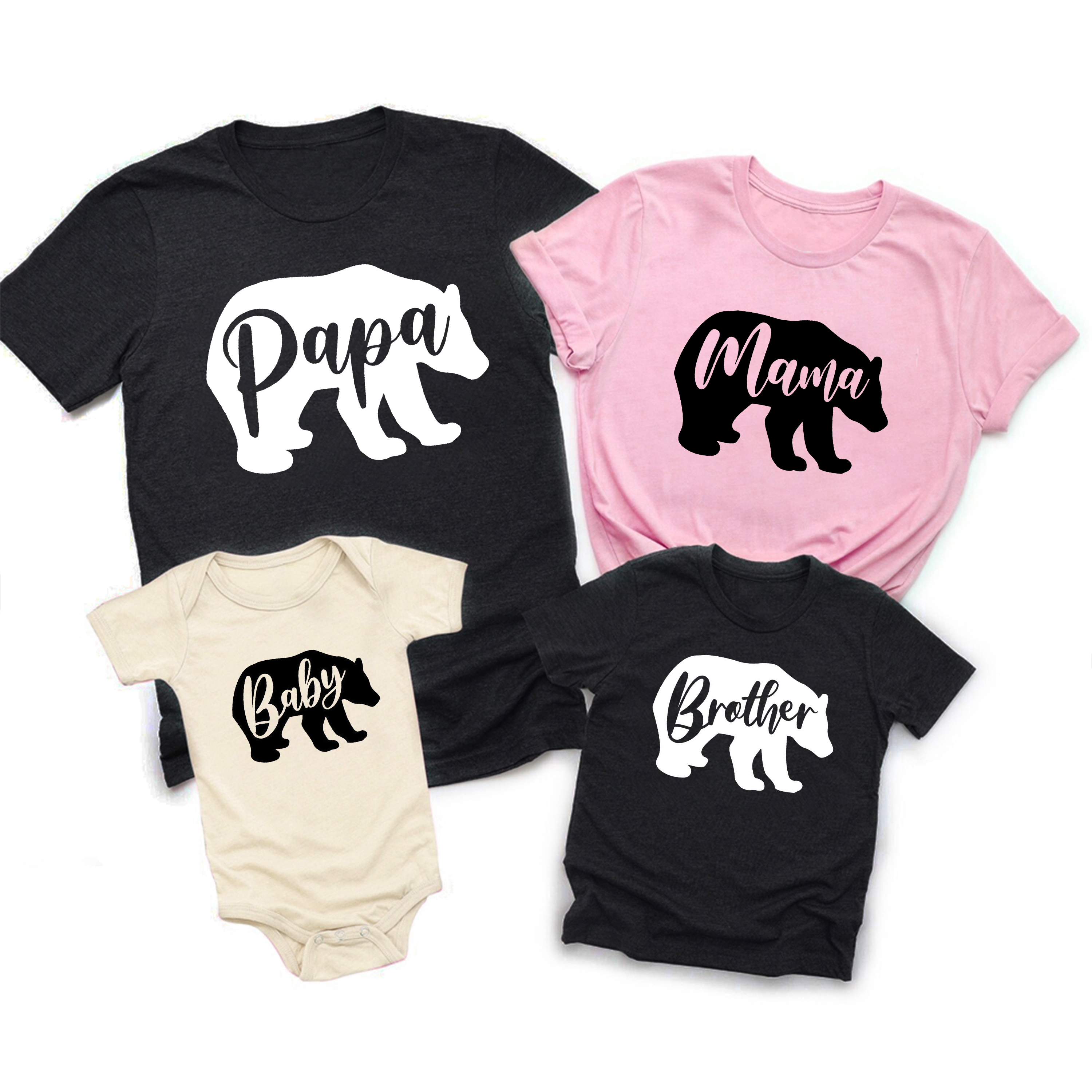 Bear Group Family Matching Shirts