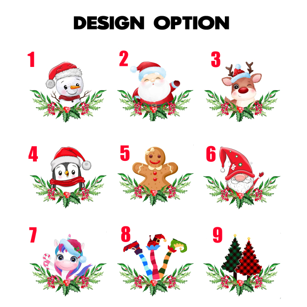 Nine Styles Christmas Tote Bag