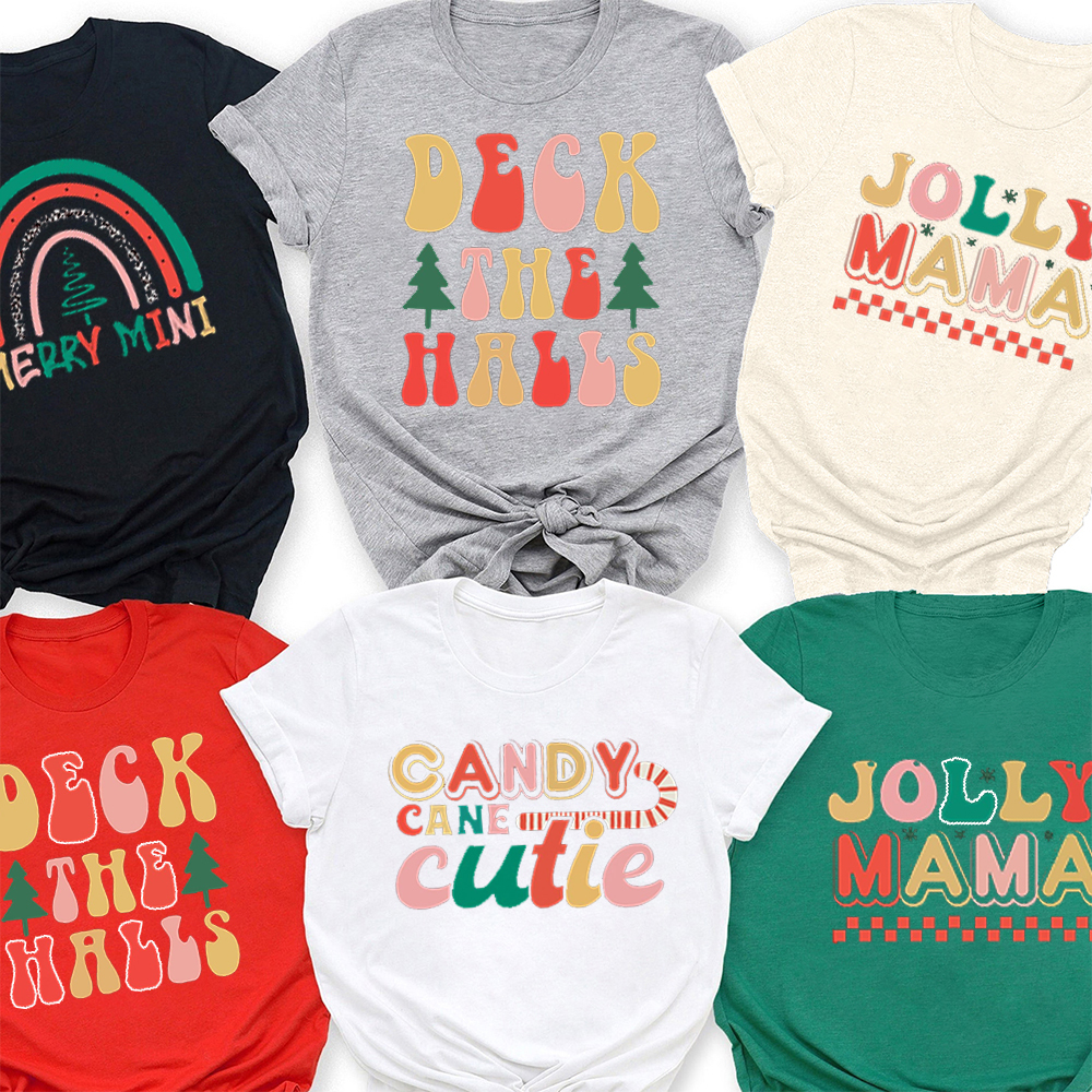Deck the Halls Christmas Family Matching Shirt
