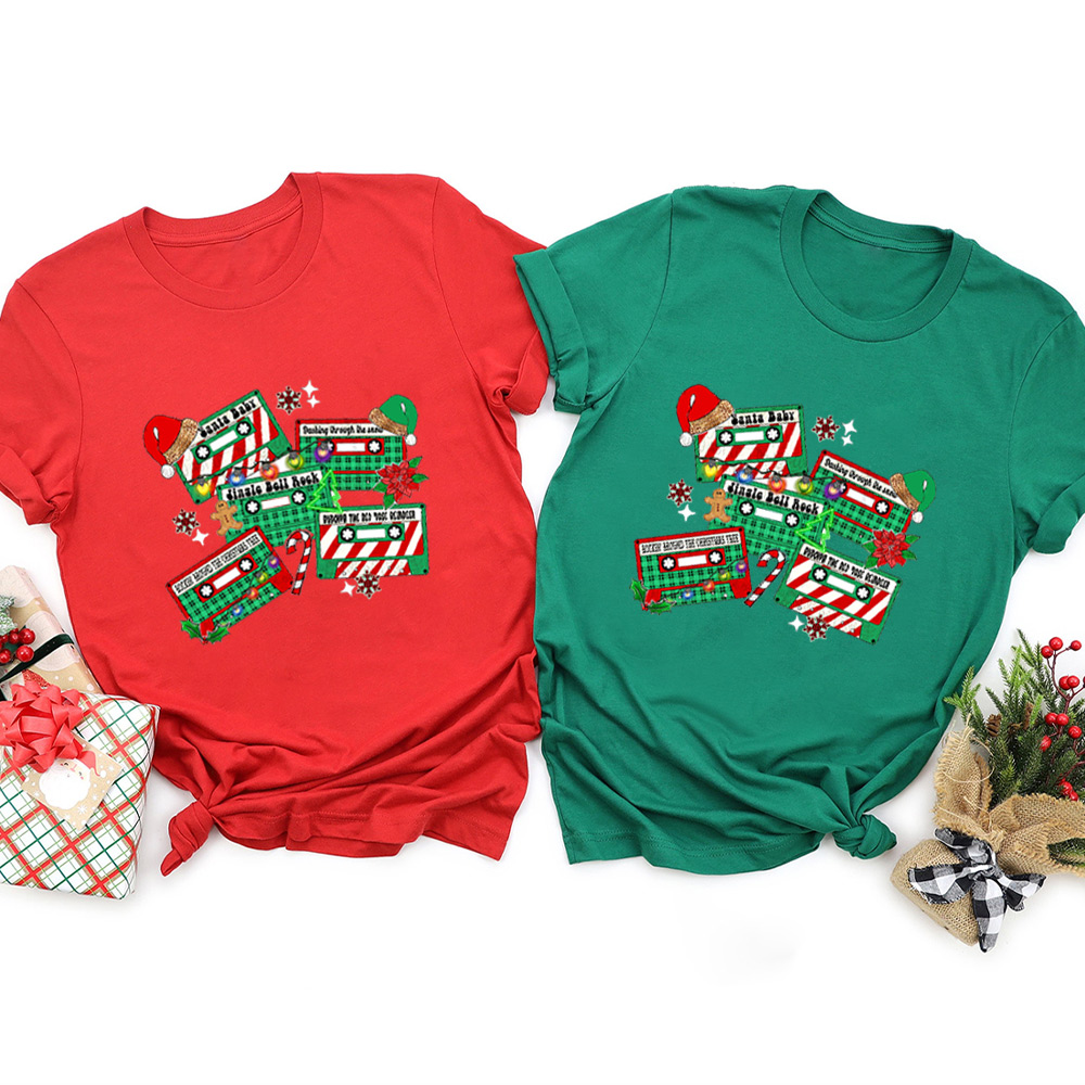 Christmas Holiday Tapes Family Matching Shirt