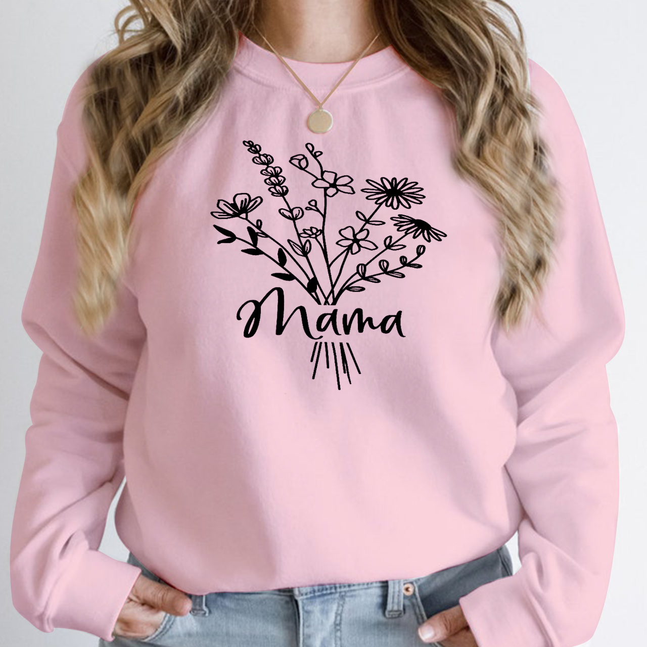 Wildflowers Mom Sweatshirt