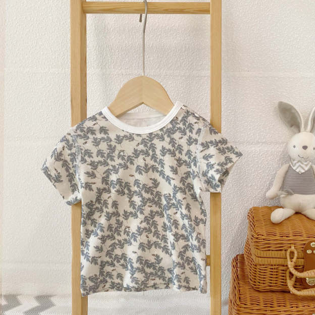 3 Colors Baby Boy Girl Short Sleeve T-shirt