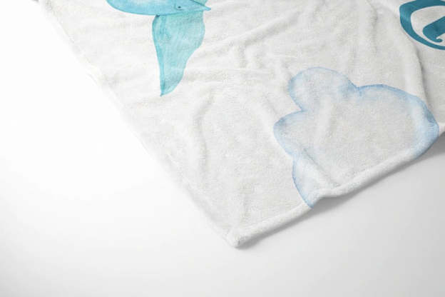 Personalized Dinosaur World Baby Boy Flannel Blanket