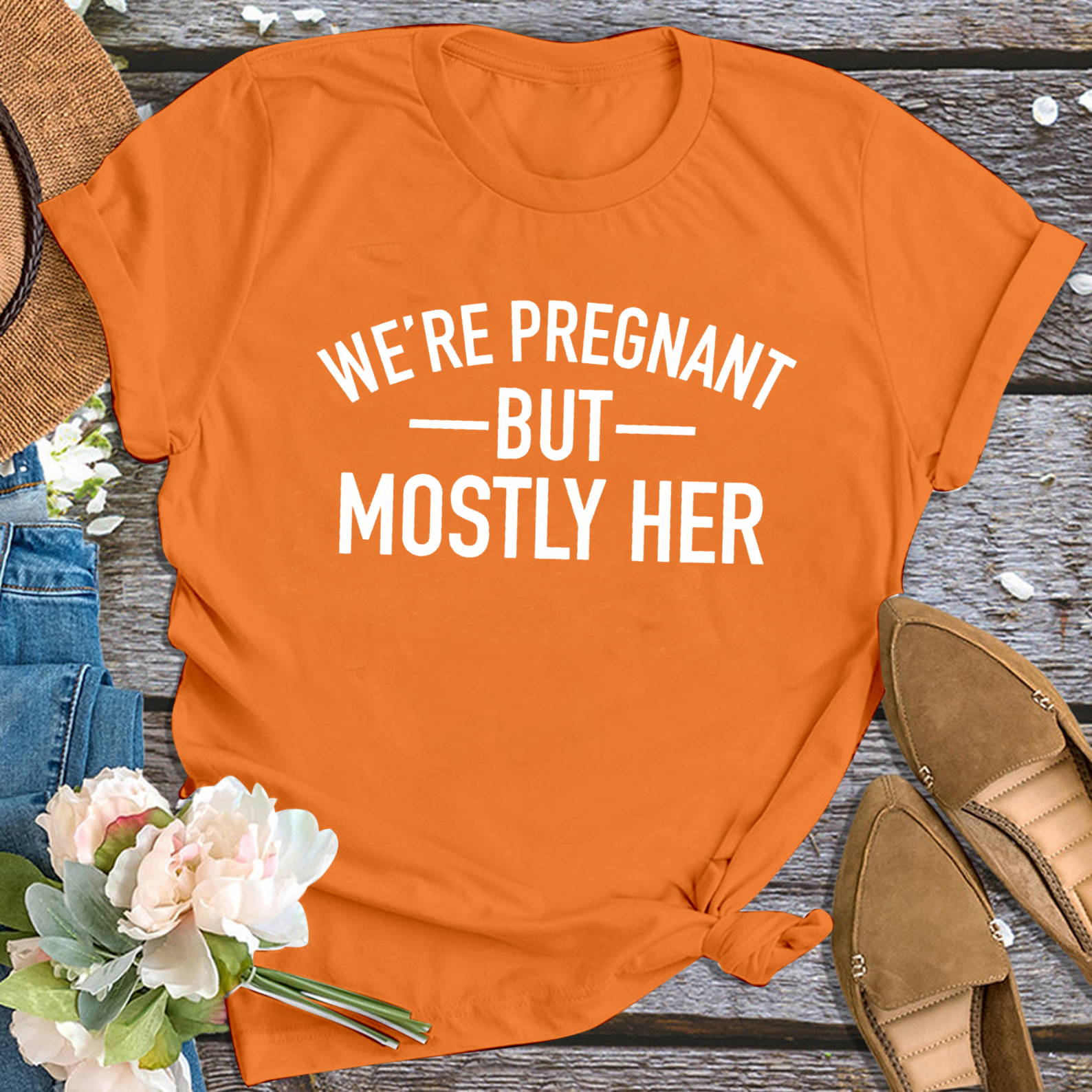 Couple Pregnancy Announcement Shirts For Dad And Mom