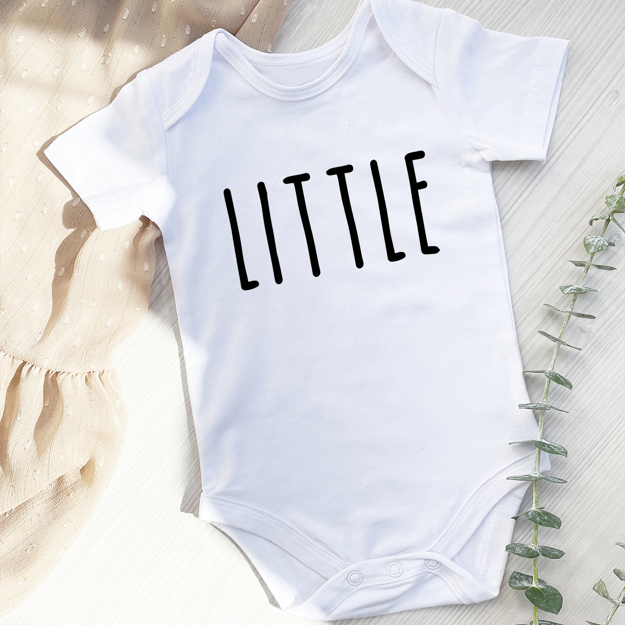 Personalized Sibling Bodysuit & Shirts (Little Middle Big)