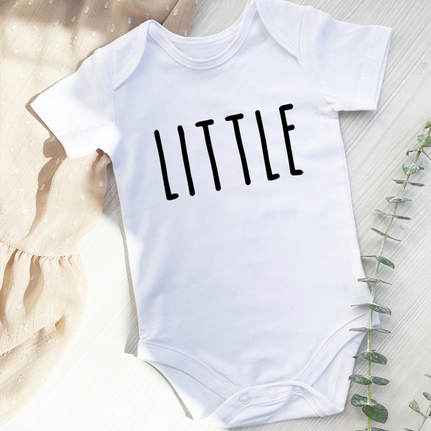 Personalized Sibling Bodysuit & Shirts (Little Middle Big)