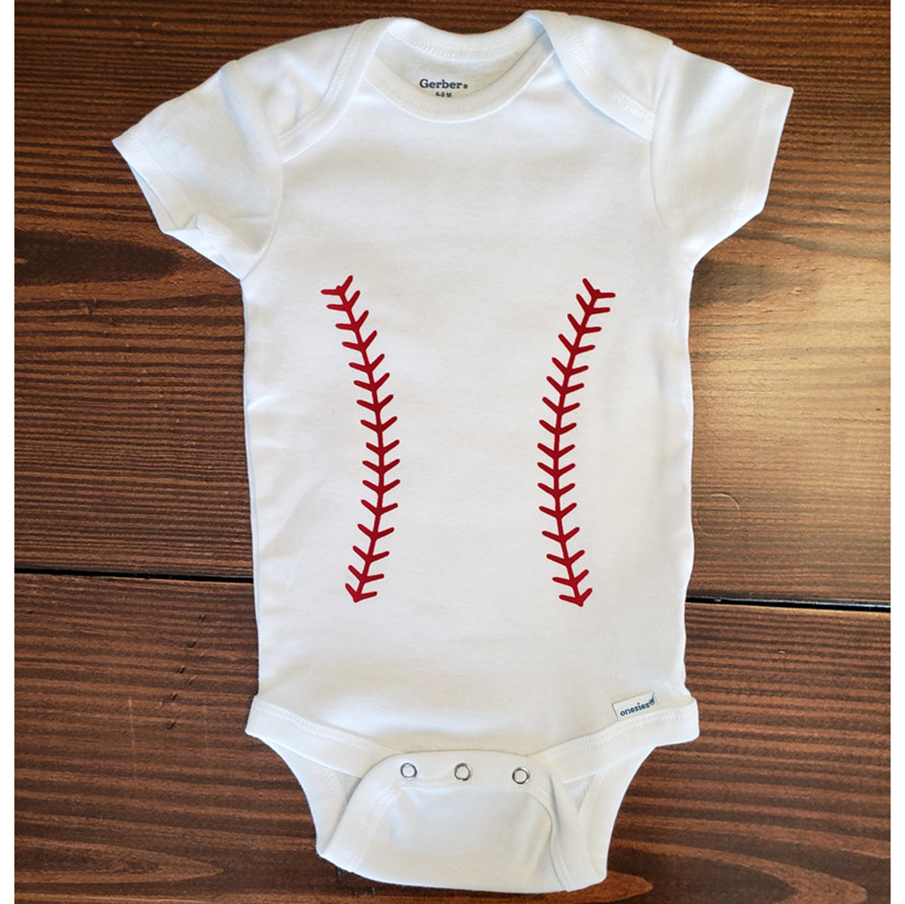 Personalized Baby Bodysuit & Shirts Baseball Sport