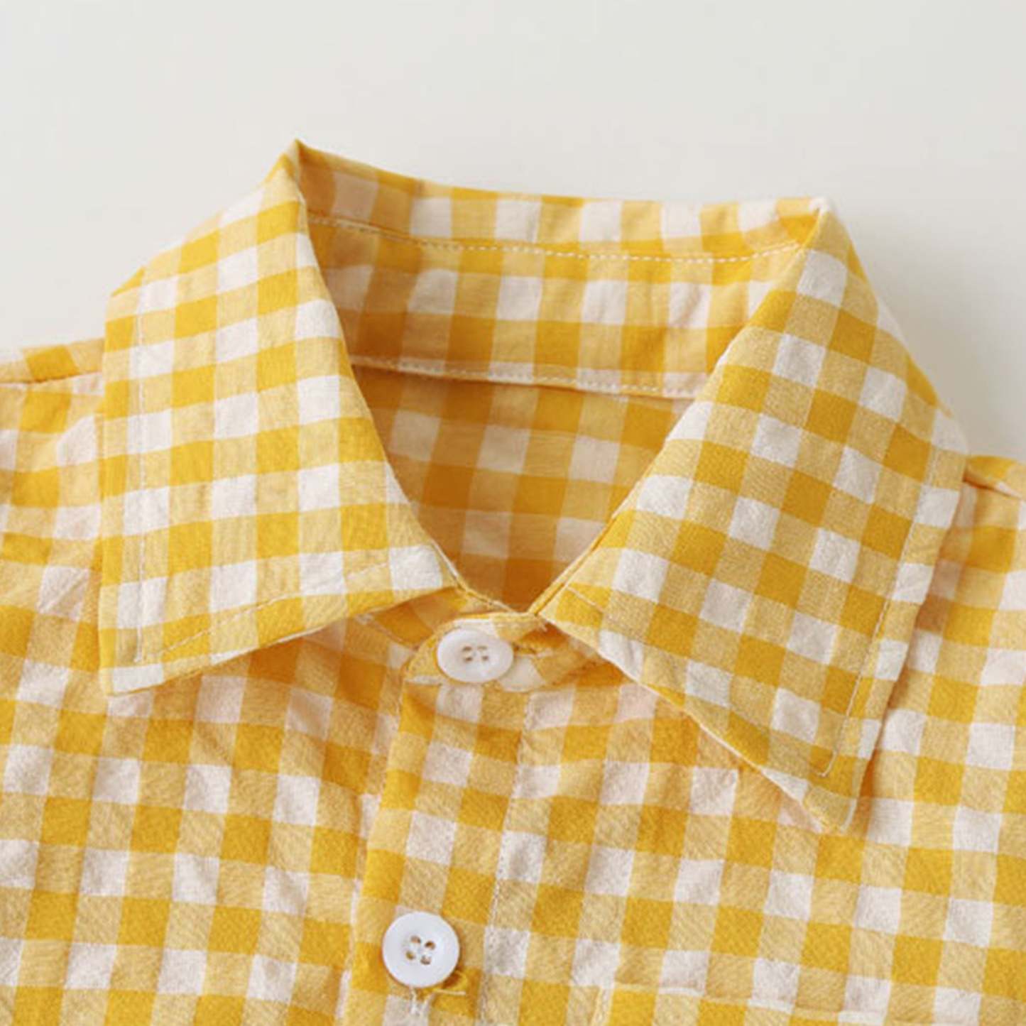 4 Colors Baby Boy Girl Collar Shirt Jumpsuit