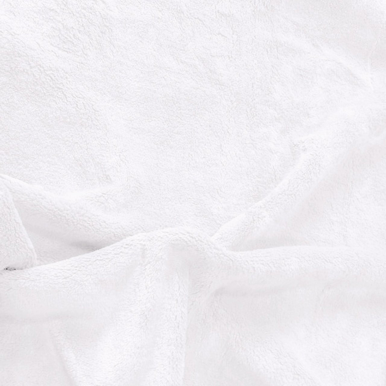 White & Pink Flowers Personalized Baby Flannel Blanket