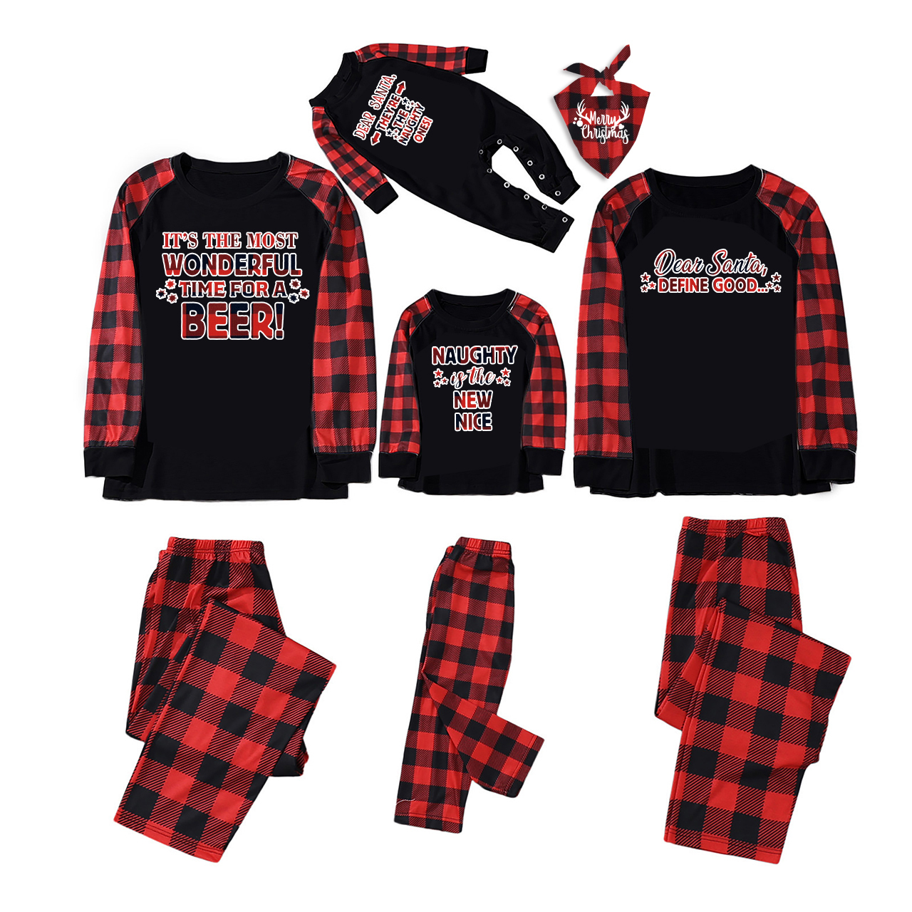 Dear Santa Christmas Family Matching Pajamas
